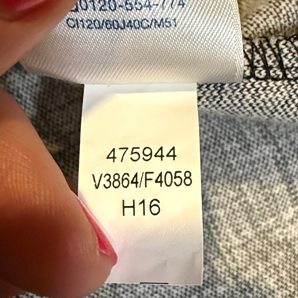 Women's Lands' End Black White Plaid Dress 14 - Picture 11 of 11